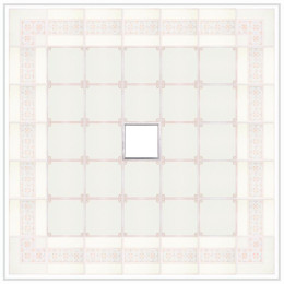 Алюминиевый кассетный потолок Clip in 300х300, модель FD-1-11