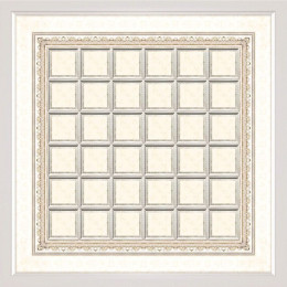 Алюминиевый кассетный потолок Clip in 450х450, модель FD-1-16угол