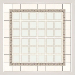 Алюминиевый кассетный потолок Clip in 450х450, модель FD-1-18/1сер