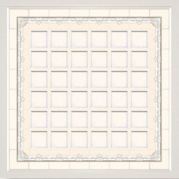 Алюминиевый кассетный потолок Clip in 450х450, модель FD-1-21/3пол