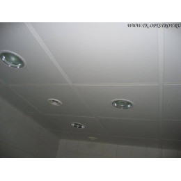 Кассетный потолок AP600 Line белый матовый А902 rus Эконом 600x600