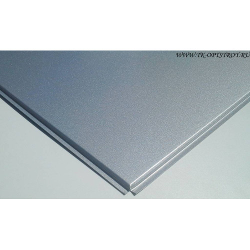 Кассетный потолок AP600 Line (Board) металлик А907 rus перф. F d=0,75 с акуст. 600x600