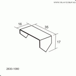 Клипса Perimeter tile clip (Периметр тайль клип) 1080