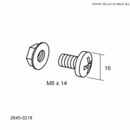 Монтажный винт 0218