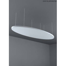 35443610 Отдельно висящий потолочный элемент Solo Ellipse 2400x1000x40 (Эллипс)