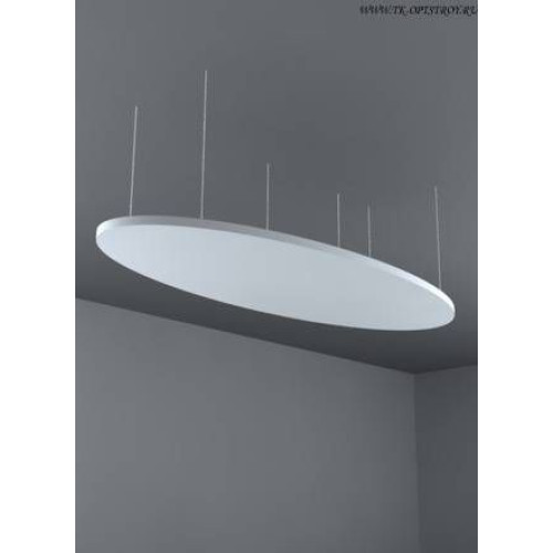 35443610 Отдельно висящий потолочный элемент Solo Ellipse 2400x1000x40 (Эллипс)