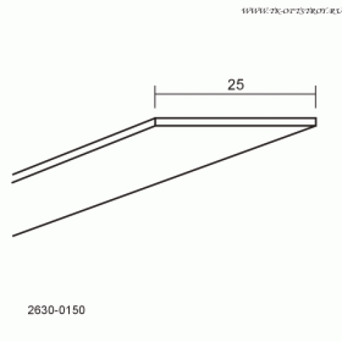Пластиковая пластина 0160