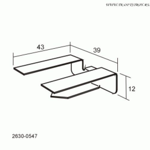 Поддерживающая клипса Connect (Коннект) DG20 0547