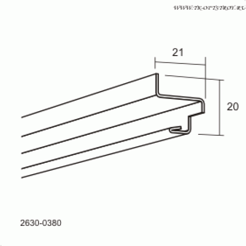 Поддерживающий профиль Connect Edge (Коннект Эйдж) stiffener Ds 0380