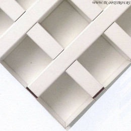 Потолочная плита Cellio C64 75x75x37 RAL 9006 Серый (разобранный)