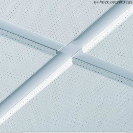 Потолочная плита Orcal Microperf Rd 1522 Tegular 600x600x8 (Оркал микроперфорация 1.5mm тегулар) Армстронг