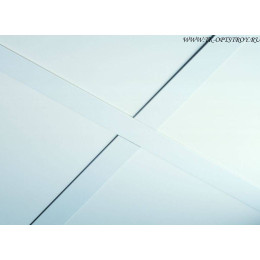 Потолочная плита Orcal Plain board 600x600x15 (Оркал Плейн борд гладкая) Армстронг