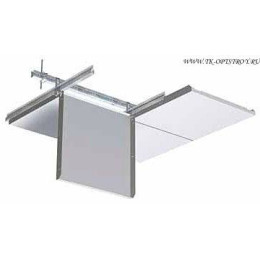 Потолочная плита Orcal Plain V-Clip F с фаской 3mm 600x600x33 (Оркал плейн гладкая) Армстронг