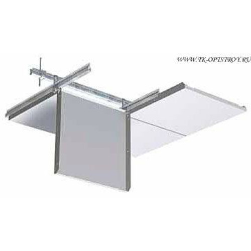 Потолочная плита Orcal Plain V-Clip F с фаской 3mm 600x600x33 (Оркал плейн гладкая) Армстронг