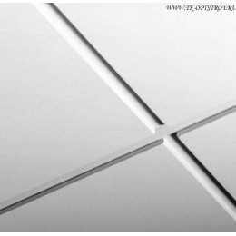 Потолочная плита Orcal Plain Tegular 600x600x8 (Оркал плейн тегулар гладкая) Армстронг