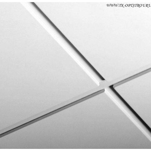 Потолочная плита Orcal Plain Tegular 600x600x8 (Оркал плейн тегулар гладкая) Армстронг