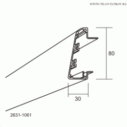 Профиль Connect Edge (Коннект Эйдж) 1061, Белый