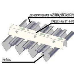 Раскладка ASB металлик А907 rus