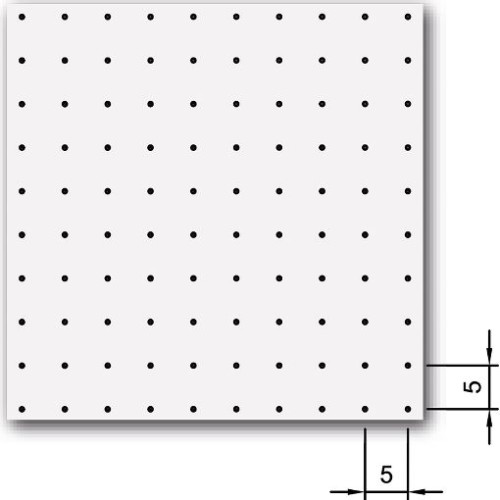 Металлическая панель LAY-IN Metal Экстра Микроперфорация Rg 0701 с B15 BOARD 600x600x15 арт.BP2771M6G5