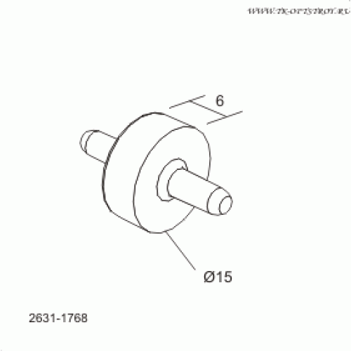 Шпилька Connect Guiding pin (Коннект Гайдинг пин) 1768