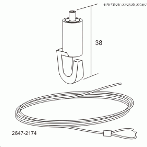 Тросиковый подвес 2174