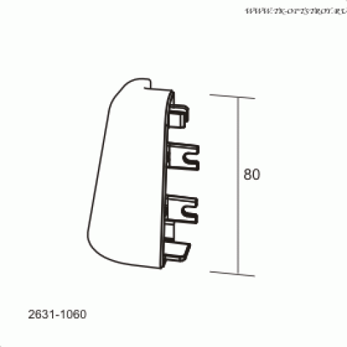 Угол Connect Edge (Коннект Эйдж) 500 1060